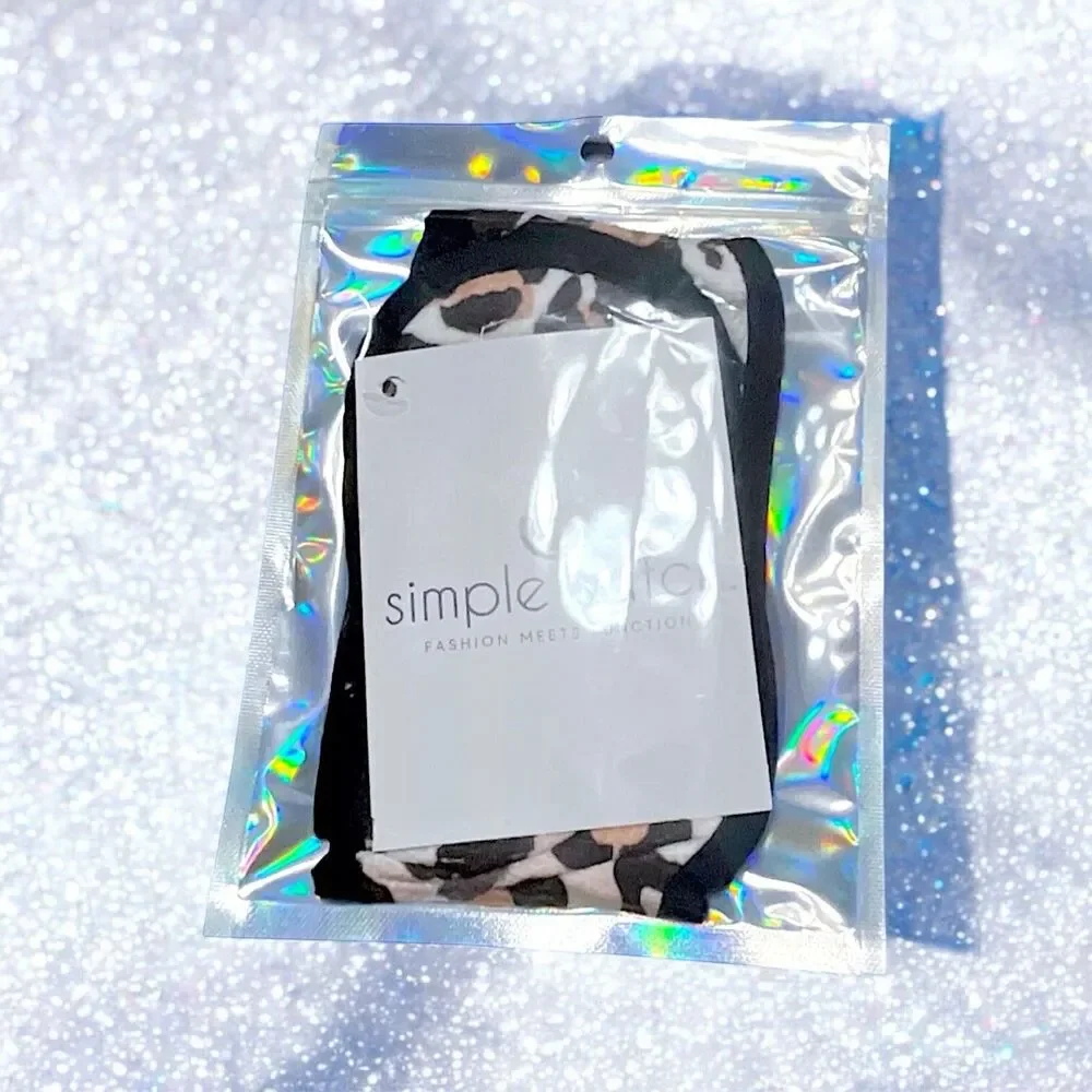 SIMPLE SATCH Spa Headband In Leopard Brand New In Package